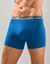 Boxer uni mi-long - lot de 3 (gris + bleu + vert)