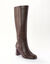 Bottes hautes &agrave; talon (chocolat)