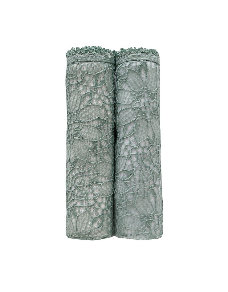 Culotte forme midi microfibre et dentelle stretch - lot de 2 (kaki clair) Culotte forme midi microfibre et dentelle stretch - lot de 2 (kaki clair)