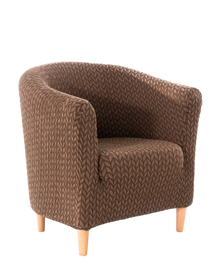 Housse jacquard extensible motif chevrons spéciale fauteuil cabriolet (taupe) Housse jacquard extensible motif chevrons spéciale fauteuil cabriolet (taupe)