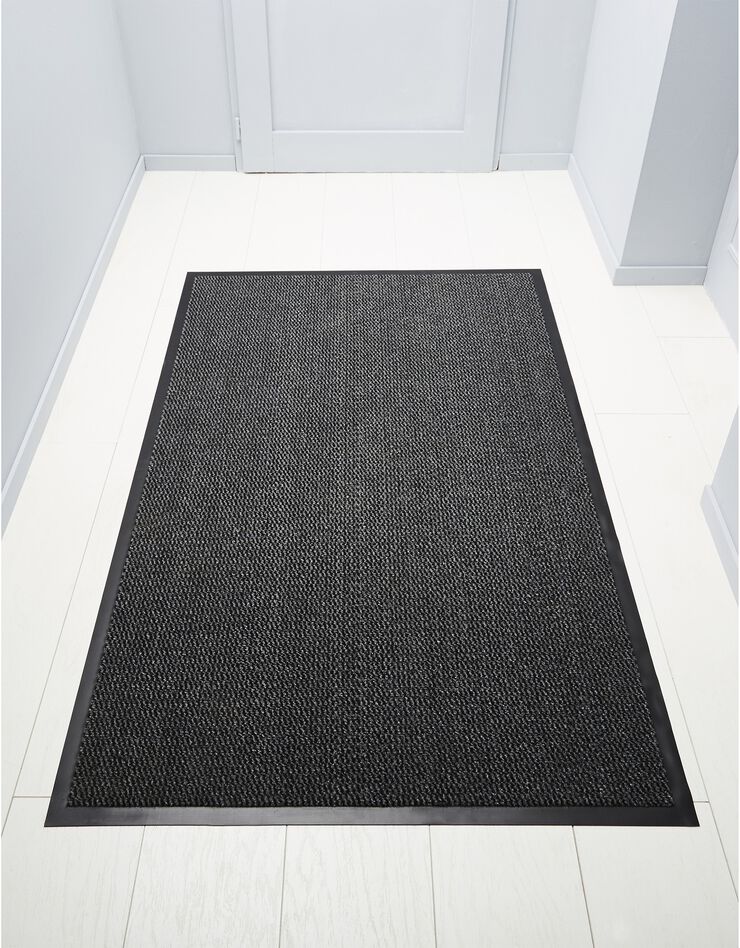 Tapis uni anti-poussière (gris) Tapis uni anti-poussière (gris)
