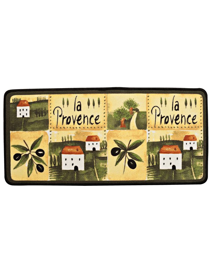 Tapis cuisine motif Provence (provence)