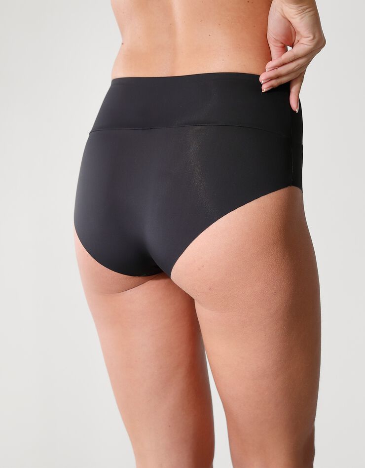 Culotte taille haute grand confort invisible - Lot de 2 (noir) Culotte taille haute grand confort invisible - Lot de 2 (noir)