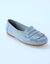 Mocassins souples textile microfibre (bleu)