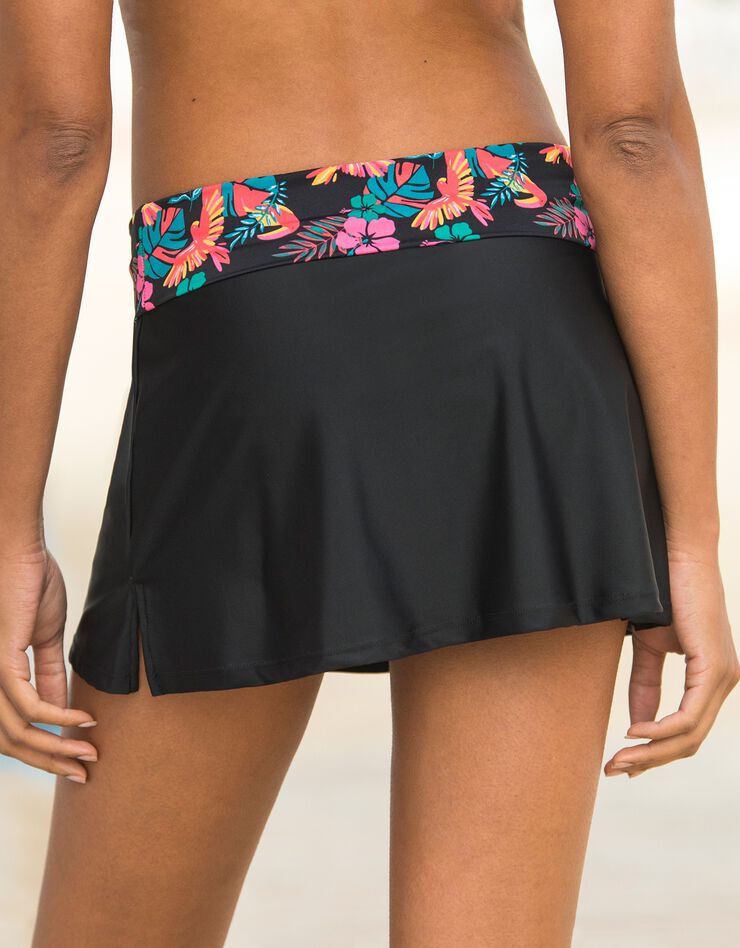 Jupette de bain culotte intégrée Nela (noir / multicolore) Jupette de bain culotte intégrée Nela (noir / multicolore)