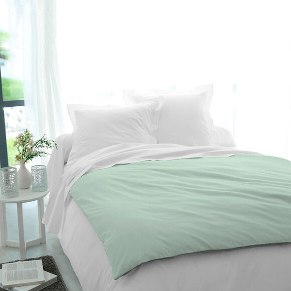 Housse d'&eacute;dredon coton (vert amande)