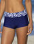 Boxer de bain modulable imprimé zèbre (marine)
