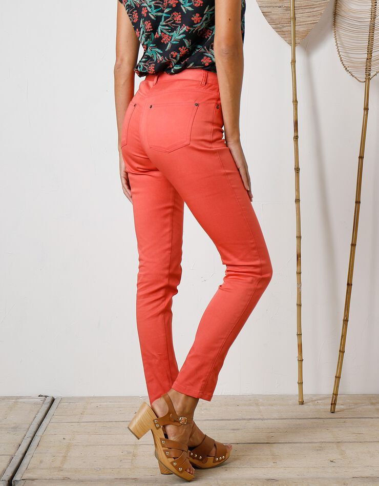 Pantalon fuselé couleur (mandarine) Pantalon fuselé couleur (mandarine)