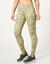 Legging à poche, imprimé, polyester recyclé(**) (kaki)