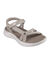 Sandales scratchées GO WALK FLE (beige)