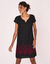 Robe base imprimé cuivré (noir / rouge)