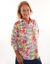 Chemise oversize imprimée (vert / rouge)