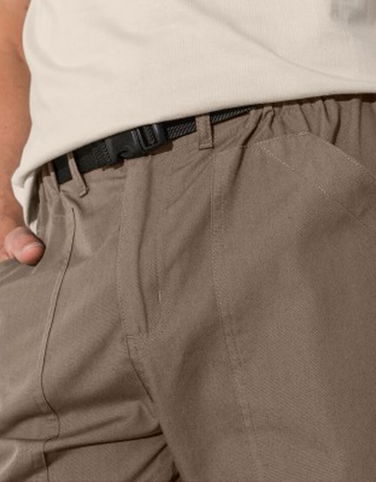 Pantacourt + ceinture assortie (beige foncé) Pantacourt + ceinture assortie (beige foncé)
