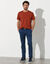 Pantalon chino élastiqué côtés - entrej. 82 cm (marine)