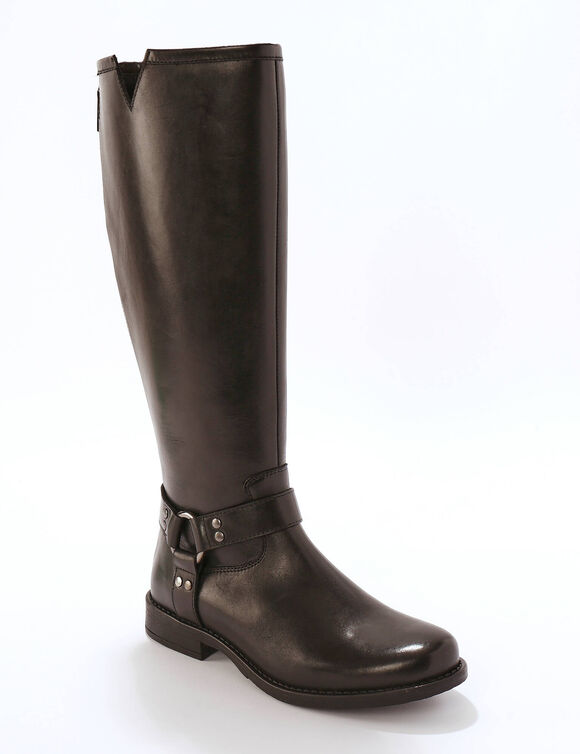 Bottes spécial mollets larges (noir)