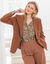 Veste blazer fluide, manches longues (caramel) Veste blazer fluide, manches longues (caramel)