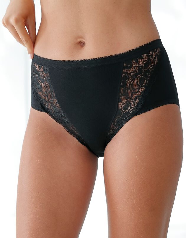 Culotte maxi dentelle - lot de 3 (neutre)