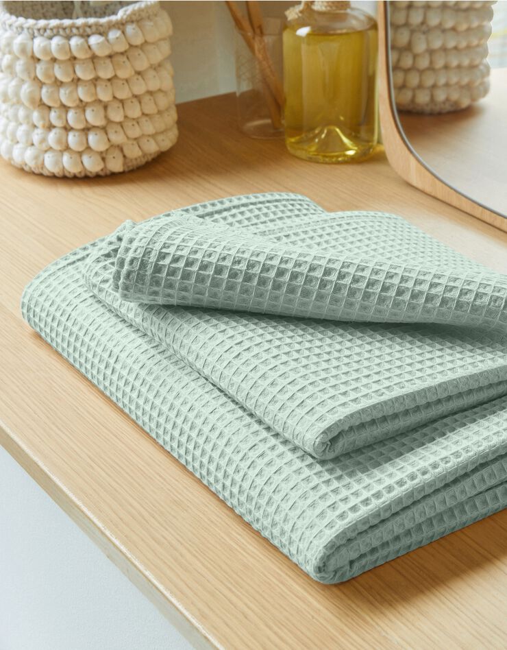 Serviette de bain nid d'abeille 320 g/m2 (amande) Serviette de bain nid d'abeille 320 g/m2 (amande)