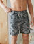 Short pyjama coton imprimé (gris / noir)