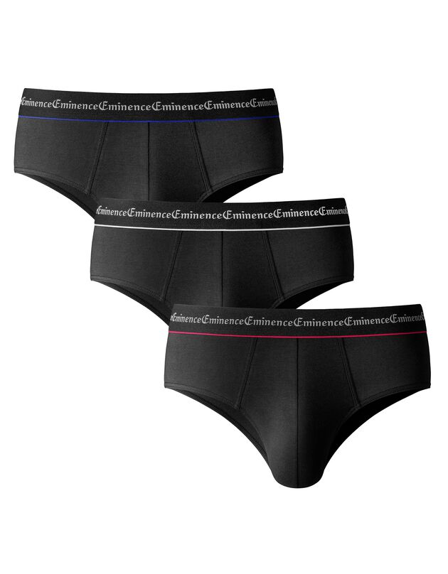Slip Business Chic - lot de 3 (noir)