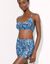 Jupette de bain forme paréo uni  Belinta (bleu)