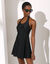 Robe de bain jupette boxer intégré Solaro (noir)