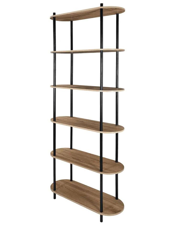 Etagère ovale NEODE 6 niveaux (naturel)