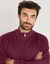 Sweat enti&egrave;rement zipp&eacute; uni (lie de vin)