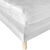 Housse de matelas ou sommier coutil médaillons 18 cm (blanc)