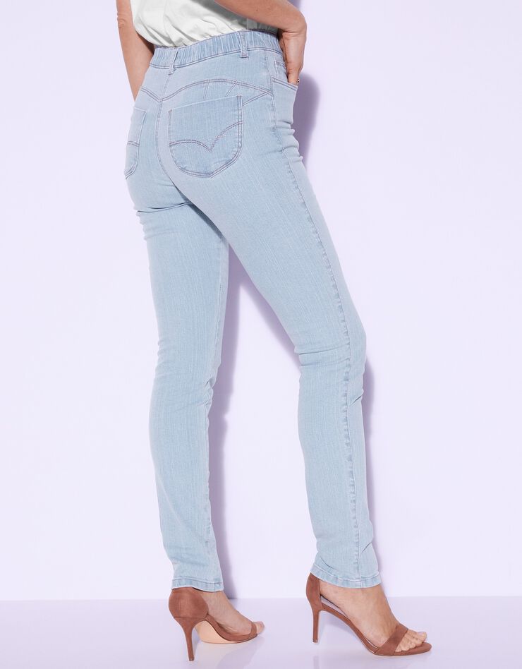 Jean effet push-up coupe fuselée - grande stature (bleached) Jean effet push-up coupe fuselée - grande stature (bleached)
