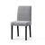 Housse bi-extensible microfibre gaufrée graphique spéciale chaise (gris)