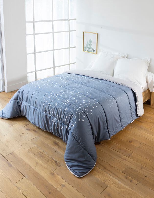 Couette microfibre feu d'artifice 200 g/m² (bleu grisé)