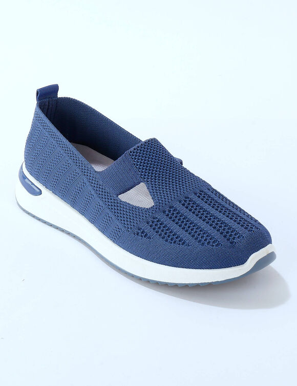 Baskets à enfiler mesh (bleu)