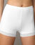 Boxer coton dentelle - lot de 2 (blanc)