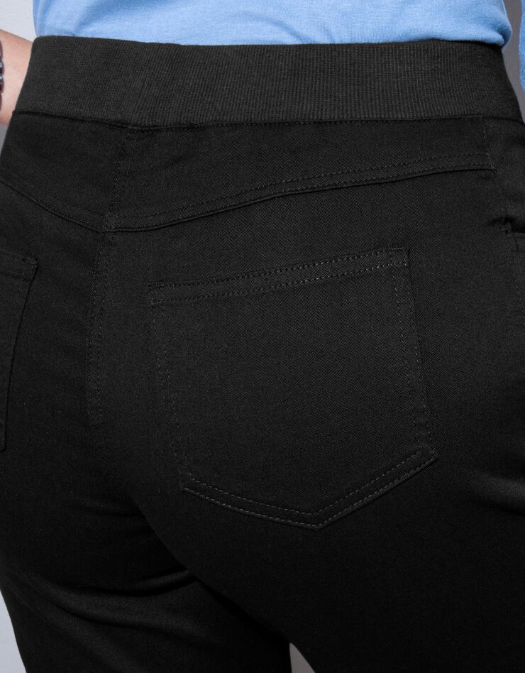 Pantalon coupe "boyfriend" ultra confort (noir) Pantalon coupe "boyfriend" ultra confort (noir)