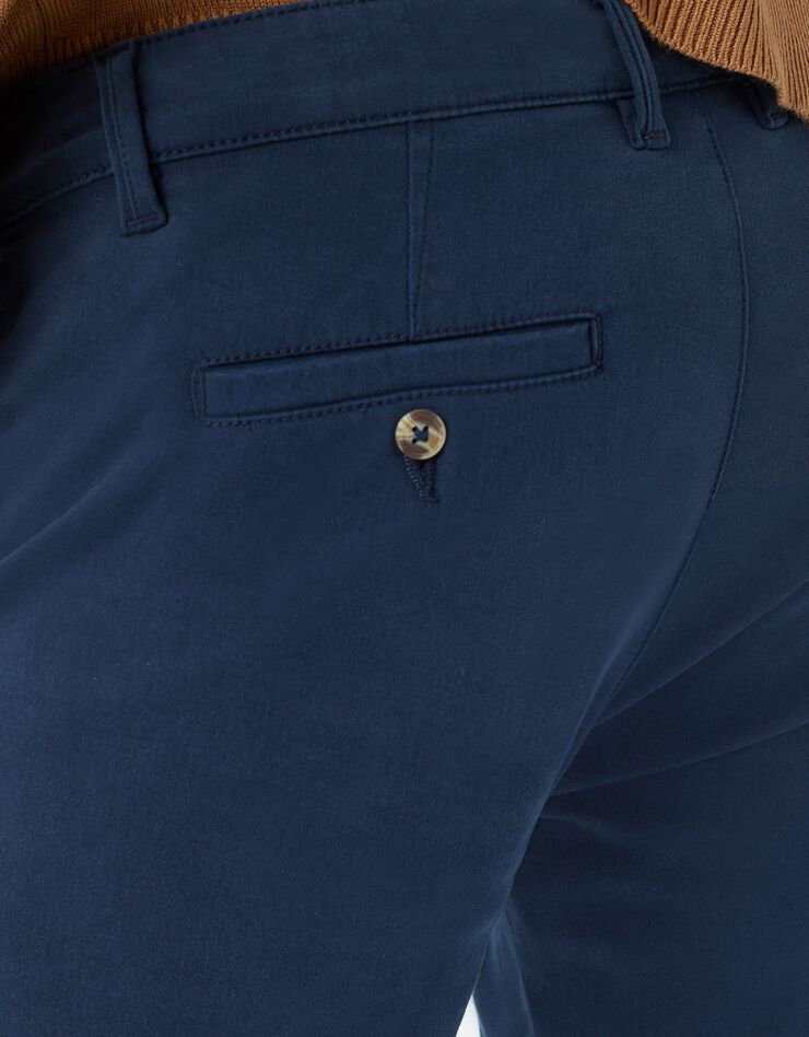 Pantalon chino toile gabardine (marine) Pantalon chino toile gabardine (marine)