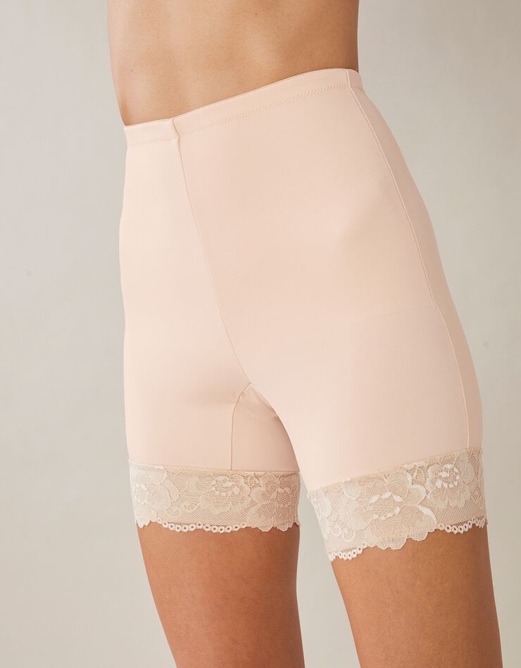 Panty microfibre et dentelle - sculptant (peau) Panty microfibre et dentelle - sculptant (peau)