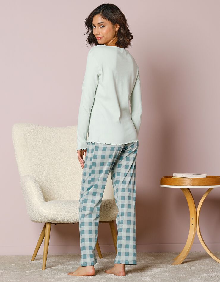 Pantalon de pyjama à carreaux (vert) Pantalon de pyjama à carreaux (vert)