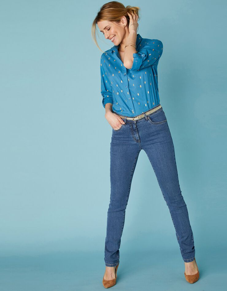 Jean coupe droite stretch - grande stature (stone) Jean coupe droite stretch - grande stature (stone)