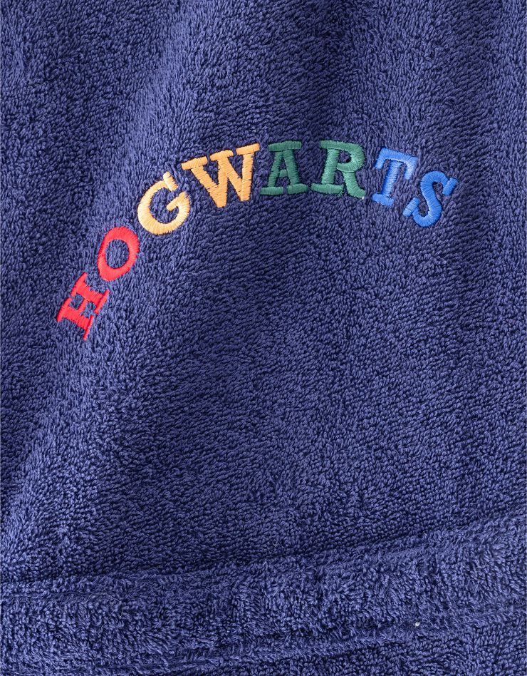 Peignoir de bain capuche enfant Harry Potter® personnalisable (bleu)