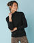 Pull col roulé, Spécial Petites (noir)