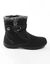 Bottines effet suédine fourrées (noir)
