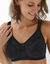 Soutien-gorge grand maintien en coton stretch - sans armatures (noir)