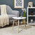 Table d'appoint, grand modèle hauteur 46 cm (blanc)