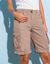 Bermuda battle retroussable (taupe clair)