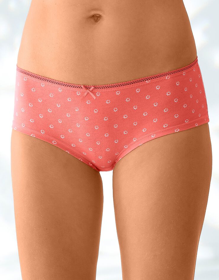 Shorty imprimé motifs « plage » assortis– Lot de 4 (vert d'eau / corail) Shorty imprimé motifs « plage » assortis– Lot de 4 (vert d'eau / corail)