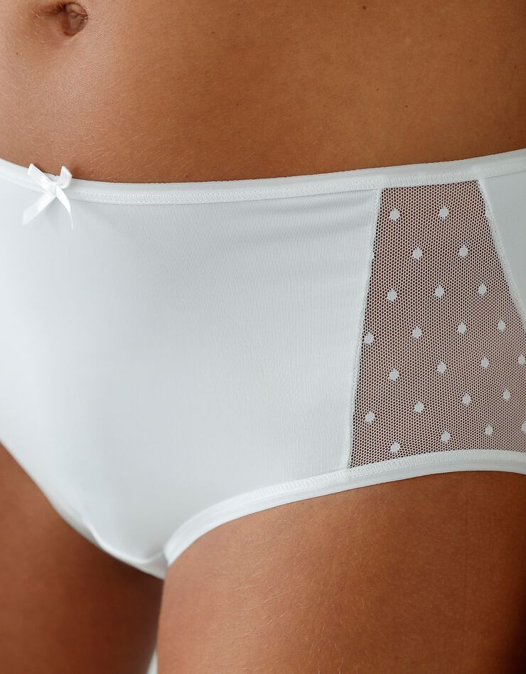 Culotte microfibre forme maxi – Lot de 2 (blanc) Culotte microfibre forme maxi – Lot de 2 (blanc)