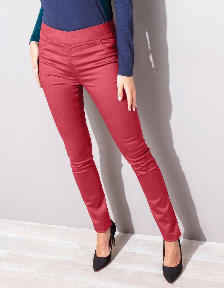 Jegging taille élastiquée ultra confort - petite stature (tomette) Jegging taille élastiquée ultra confort - petite stature (tomette)