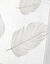 Vitrage passe-tringle motif plumes (blanc)