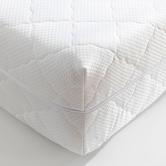 Housse matelas matelass&eacute;e int&eacute;grale qualit&eacute; h&ocirc;tellerie - 30 cm  (blanc)